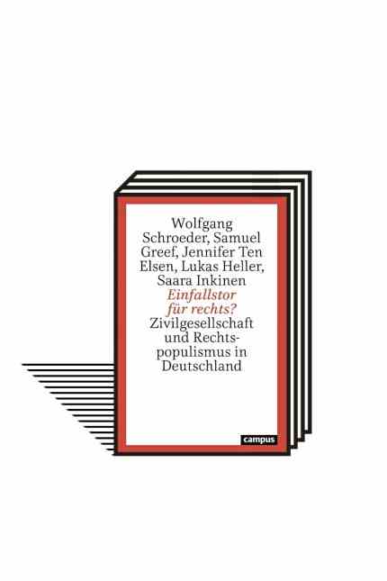 books about the "New Rights": Wolfgang Schroeder, Samuel Greef, Jennifer Ten Elsen, Lukas Heller, Saara Inkinen: Gateway for the right?  Civil society and right-wing populism in Germany.  Campus, Frankfurt 2022. 384 pages, 29 euros.  E-book: 25.99 euros.