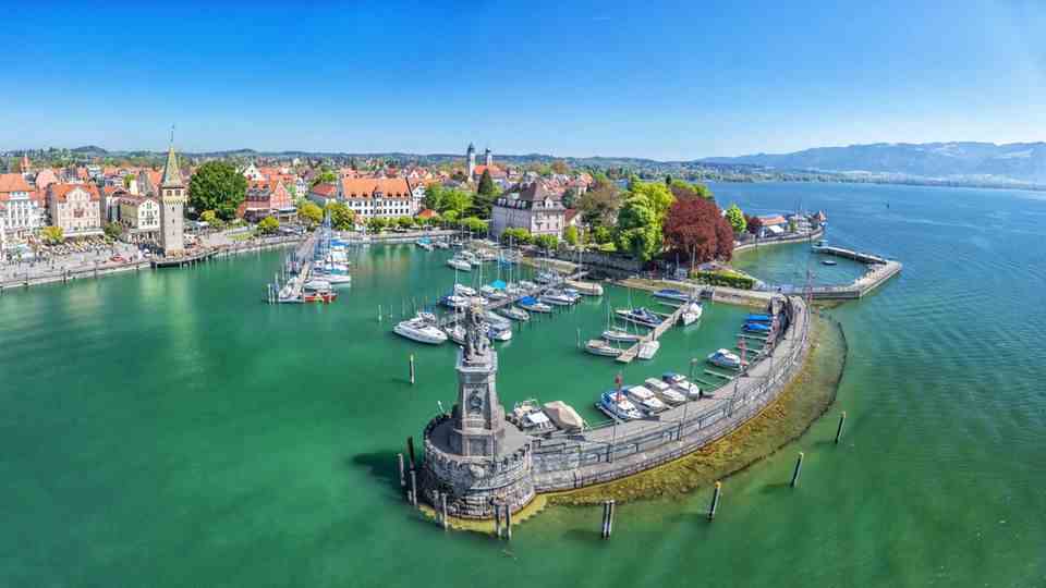 The port of the small town of Lindau