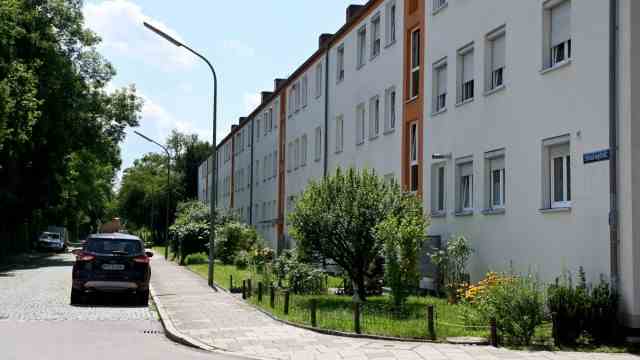 Northwest of Munich: The mostly small apartments in the Ludwigsfeld settlement have now been renovated.