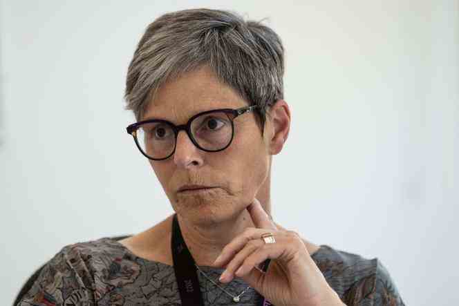 Sabine Schormann, patron of Documenta, in Kassel (Germany), June 23, 2022. 