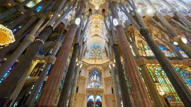 Barcelona: Antoni Gaudi's Sagrada Familia is one of the most visited places in Barcelona.  Online tickets were introduced years ago to guide visitors.