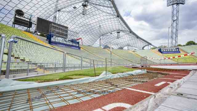 European Championships: A new tartan track and turf were laid in the Olympic Stadium.