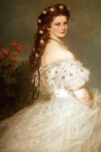 Advertisement: Elisabeth Eugenie Amalie von Wittelsbach (1837-1898), Empress of Austria and Queen of Hungary: "sissy" was famous for her strict diets, at times consuming only candied violet blossoms or two oranges a day.