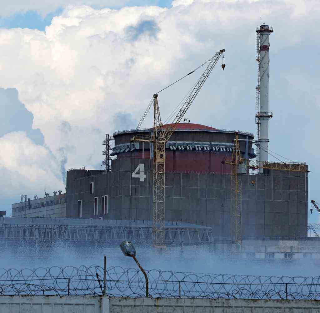 Das Kernkraftwerk Saporischschja am 4. August: Es ist das leistungsstärkste AKW Europas und unter den zehn größten weltweit