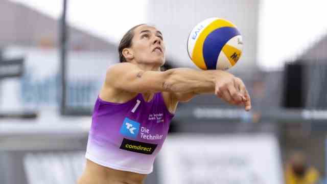 Athletes at the European Championships: Would like to block a few more opponents in the sand: Beach volleyball Olympic champion, world and European champion Kira Walkenhorst.