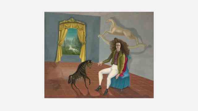 Exhibition on surrealism: Leonora Carrington's fine paintings with meandering motifs are booming this summer.  Her "Self portrait" (1937-38) is celebrated in London.  And the Venice Biennale uses the title of her children's book "The Milk of Dreams" for the exhibition.