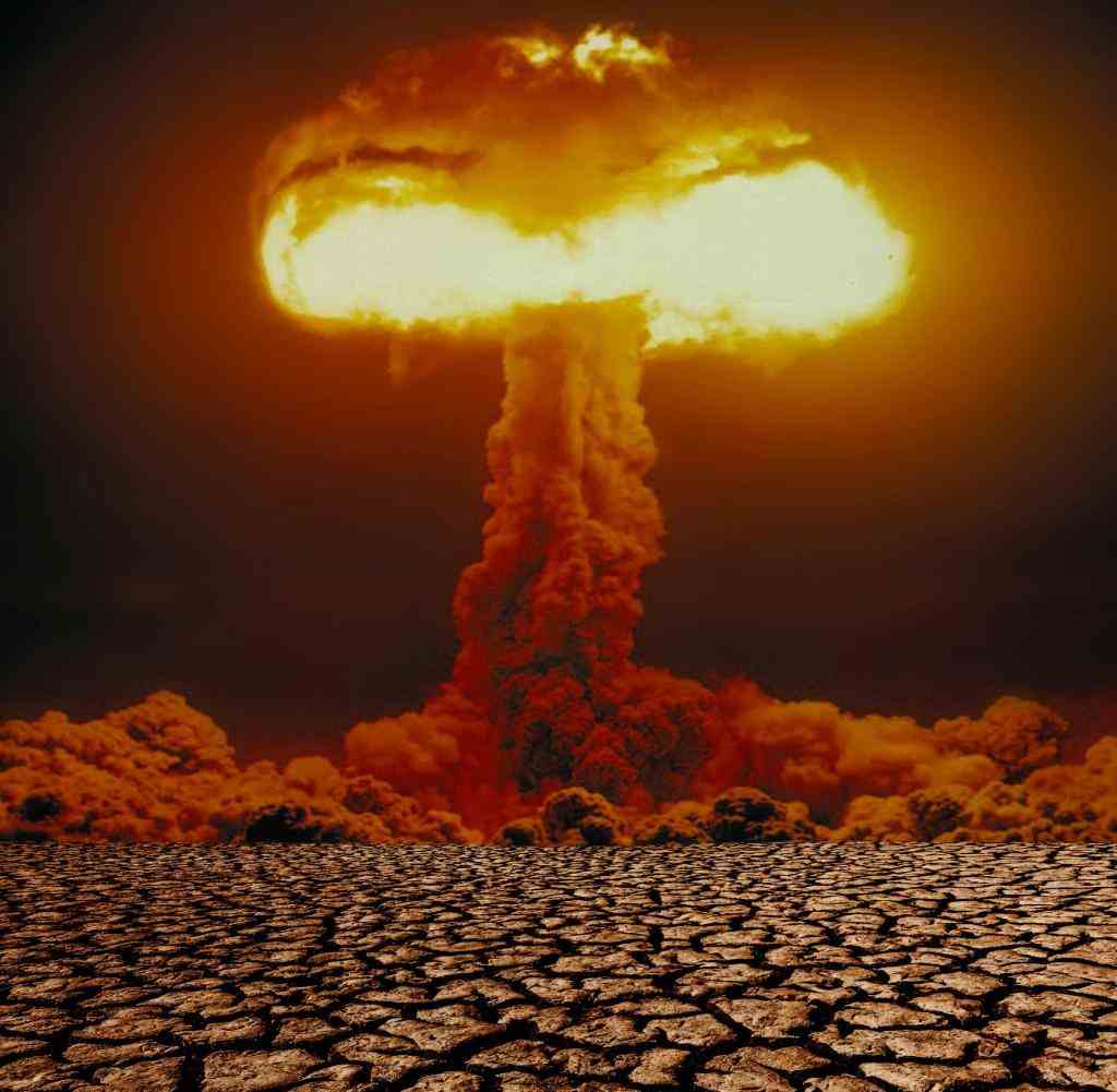 Pilzwolke einer Atombombenexplosion