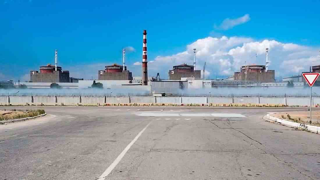 War in Ukraine: A photo from the Russian Defense Ministry's press service shows the Zaporizhia NPP on August 7, 2022