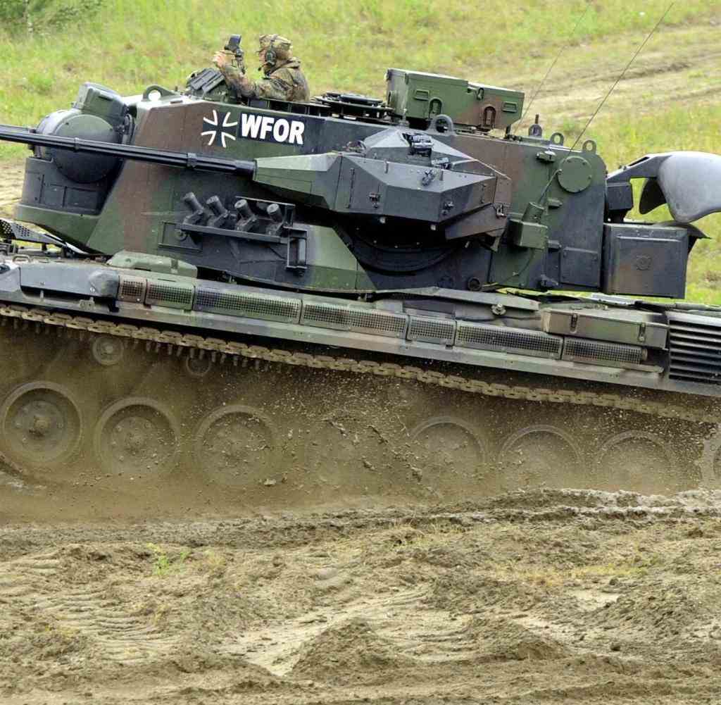Flakpanzer vom Typ „Gepard“: Erst drei von 15 hat Deutschland geliefert