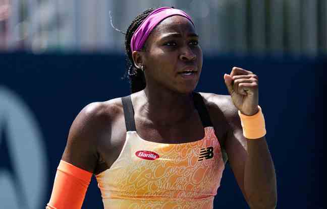 Coco Gauff at the Canada Open in Toronto on August 10, 2022. 