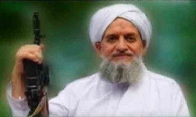 Egyptian Ayman Al-Zawahiri, leader of Al-Qaeda since 2011. Screen capture from a video posted on September 12, 2011.