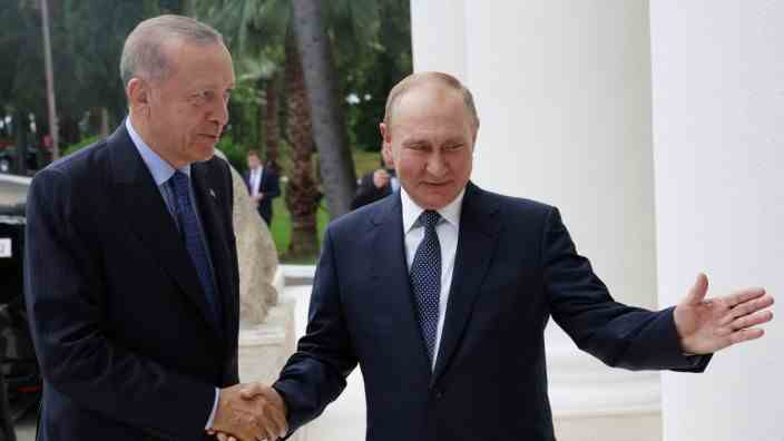 Russia and Turkey: Much to discuss, little to expect: Turkish President Erdoğan visiting Vladimir Putin in Sochi.