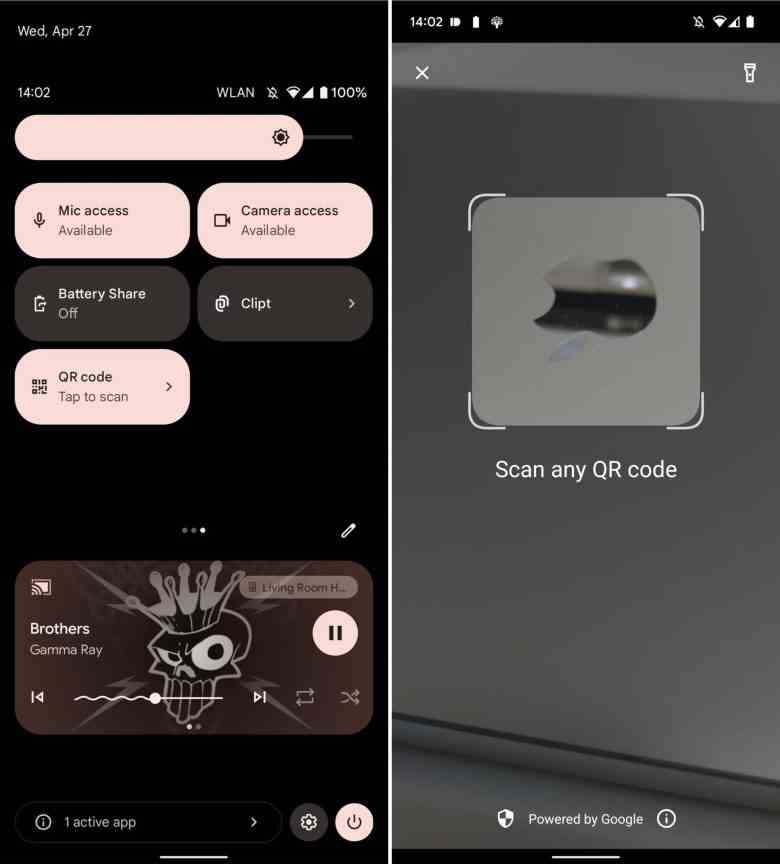 Qr code scan android 13 beta screenshots
