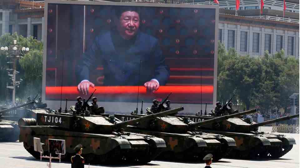 Taiwan conflict: China's ruler Xi Jinping and a military parade in Beijing