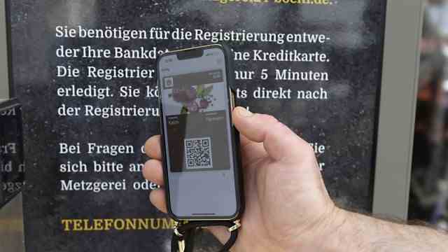 Kirchheim: In order to use the shop, you have to register.