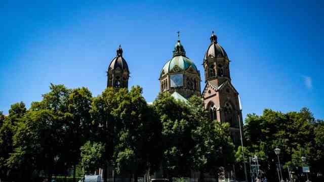 Lukaskirche in Lehel: St. Lukas has shaped the silhouette of Lehel since 1896.