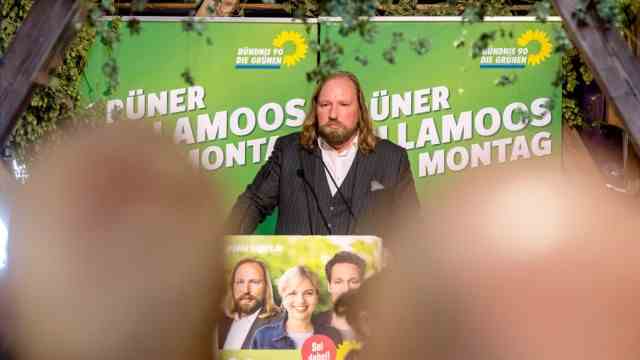 Gillamoos in Abensberg: attacked Söder's energy policy: Green federal politician Anton Hofreiter