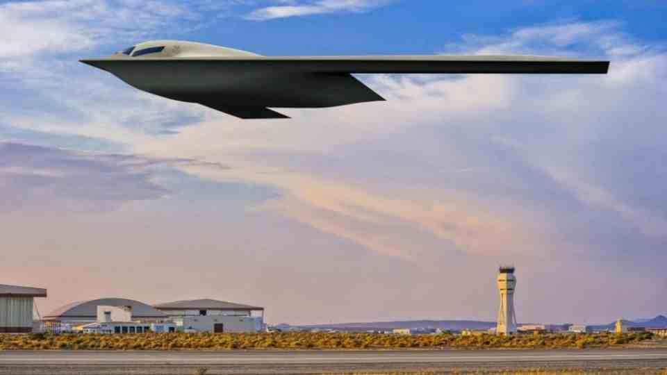 The renderings of the B-21 are designed to keep the public happy