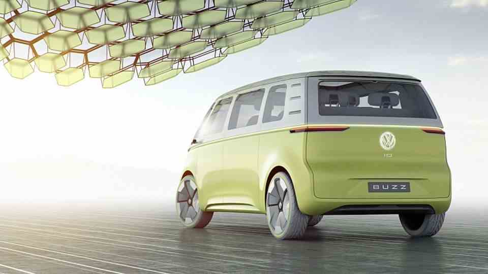 VW ID Buzz Concept NAIAS 2017 - the design is unspectacular and clear