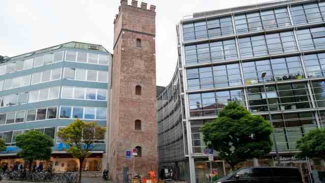 Open Monument Day: The lion tower on Rindermarkt dates back to the Middle Ages.