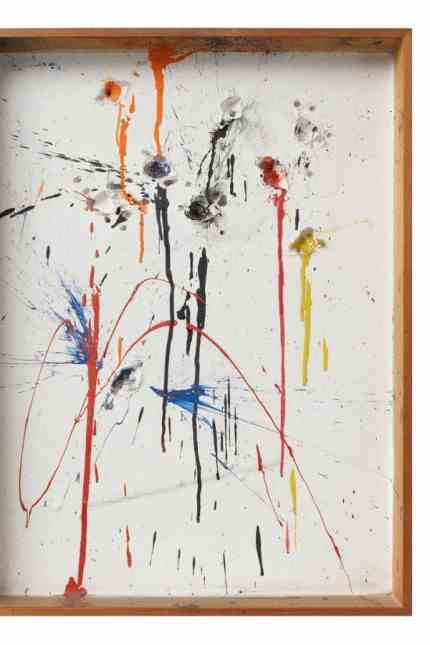 Art: Niki de Saint Phalles "Shooting painting (Tir)" dates from 1964.