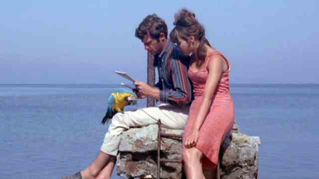 On the death of Jean-Luc Godard: In the glaring south: Jean-Paul Belmondo and Anna Karina in "Eleven o'clock at night".