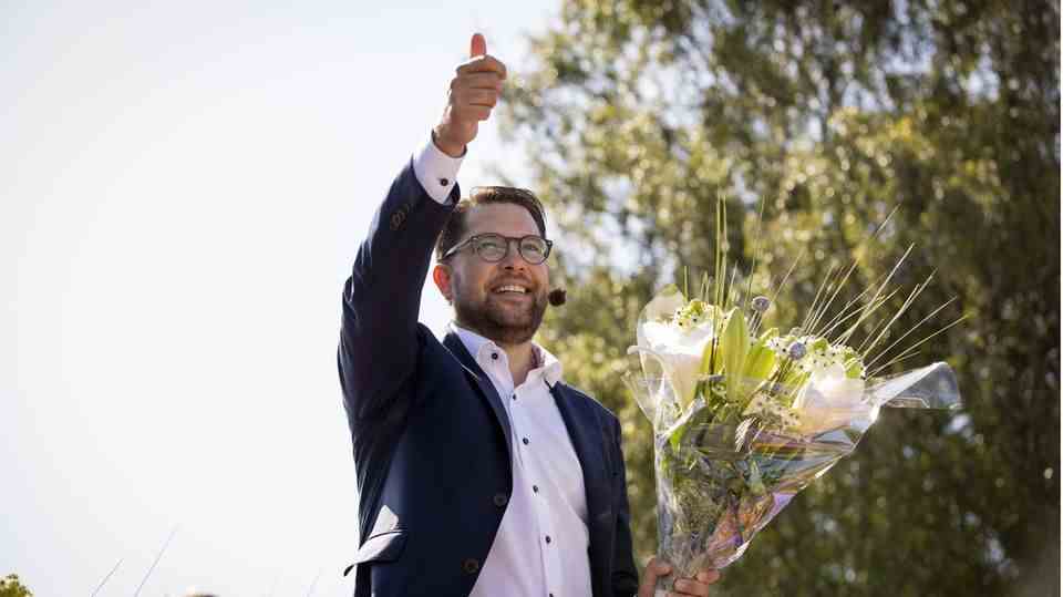 Jimmie Åkesson, leader and lead candidate of the Sweden Democrats