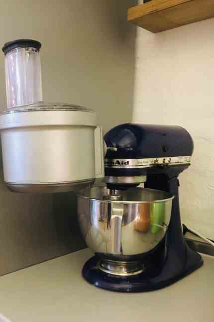 Column: My passion: Helps chop large quantities of vegetables: the Kitchen Aid.
