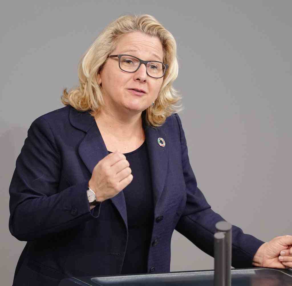 Bundestag - Entwicklungsministerin Svenja Schulze