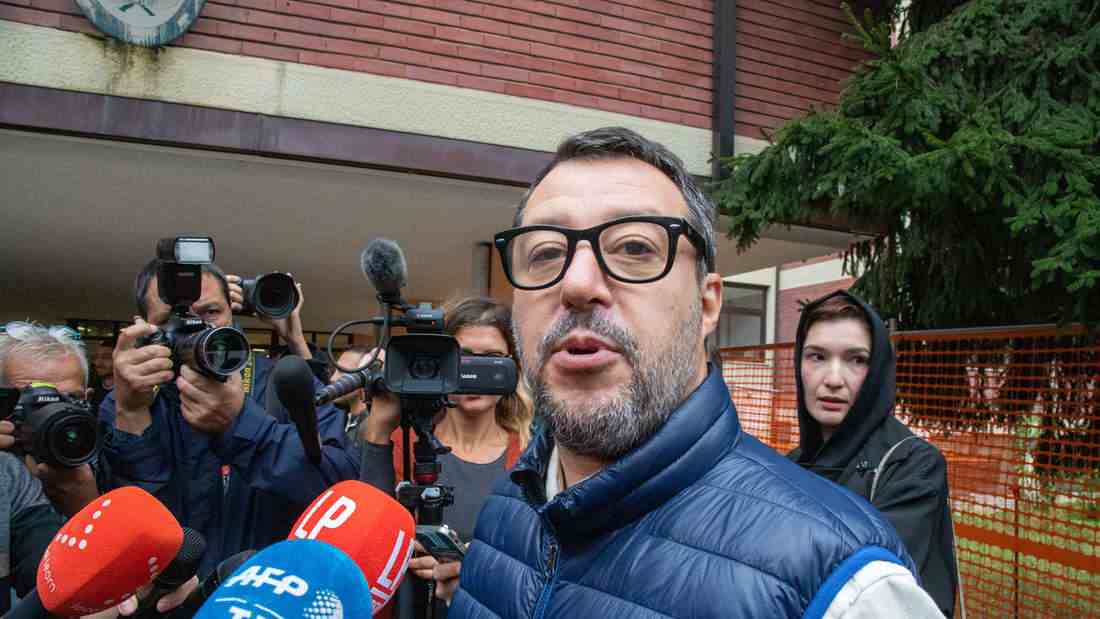Salvini nach Stimmabgabe bei der Italien-Wahl 2022: „Ich spiele um zu gewinnen, nicht um teilzunehmen“.