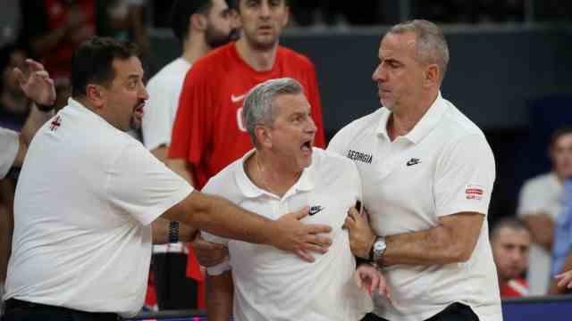 Basketball European Championship in Tbilisi: Georgia's national coach Ilias Zouros had to be similarly excited in this roaring duel.