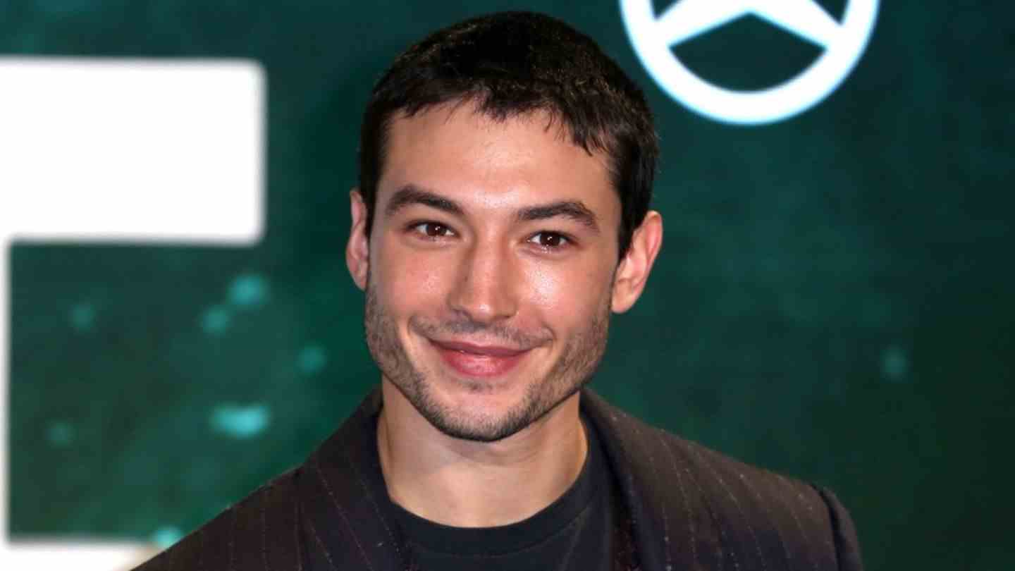 Scandal actor Ezra Miller on the red carpet at a premiere.
