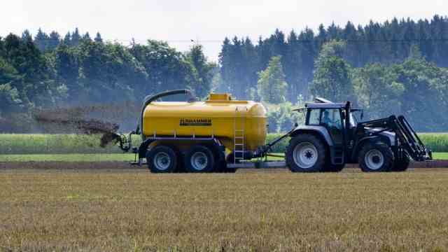 Energy crisis in the district of Ebersberg: Some crops can also be fertilized with liquid manure or residues from the biogas plant, but not all.