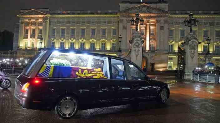 After the death of Queen Elizabeth II - London