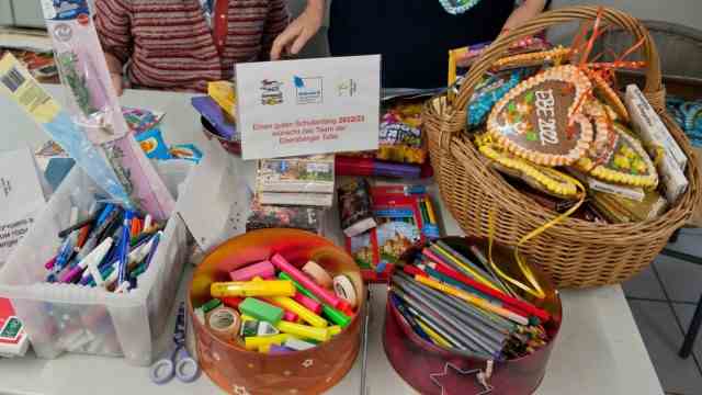 Tafeln in the district of Ebersberg: Whether school supplies for the children...