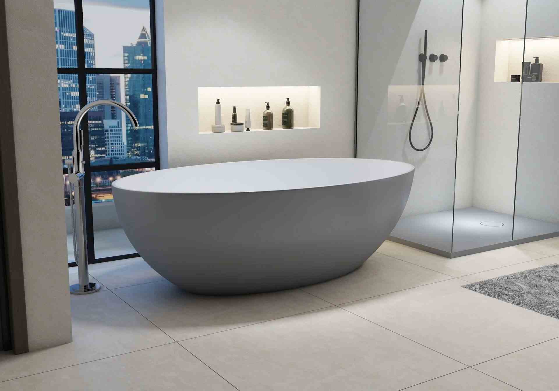 The Freestanding Bath To Play On The Offset 