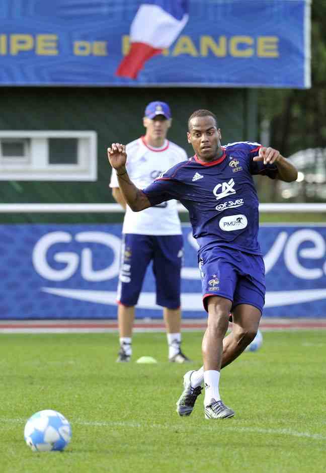 Jimmy Briand, here in September 2010 in Clairefontaine, during one of his appearances for the France team during Laurent Blanc's two years at the head of the Blues. 