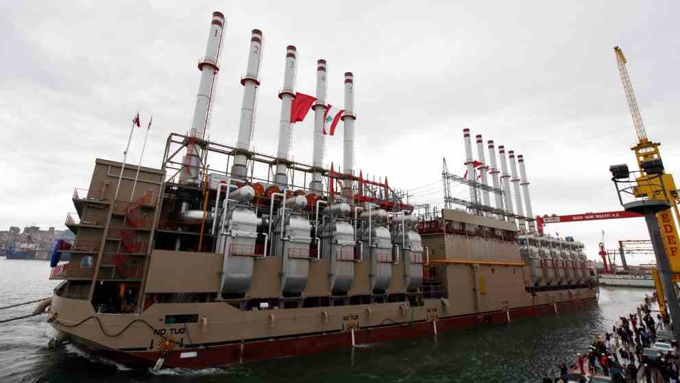 The Turkish Power Plant Ship “Fatmagul Sultan”