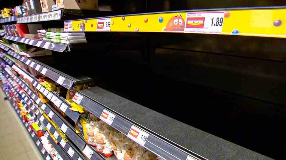 Supermarket shelves empty: These products are particularly affected