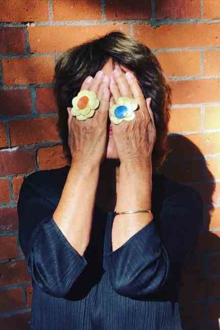 Celebrity tips for Munich: gallery owner Olga Zobel Biro with rings by Rothmann.