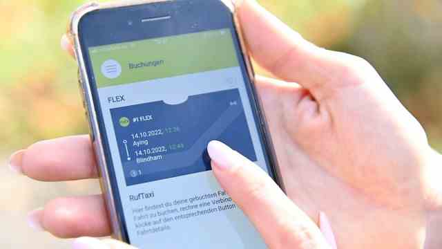 Local transport: You can book the Flex bus using the MVV app.