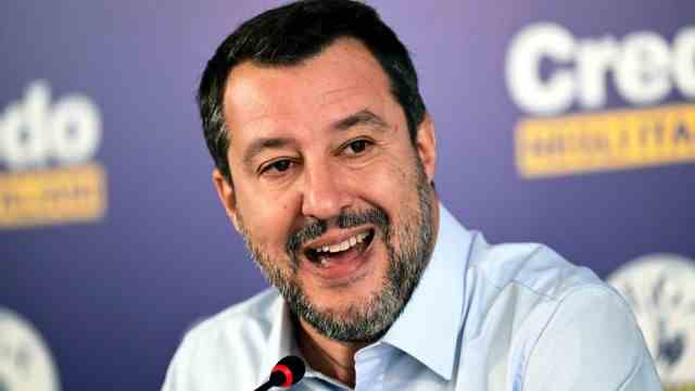 Italy's new government: Matteo Salvini becomes interior minister, but had wanted more.