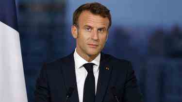 Emmanuel Macron is due to deliver a speech at the peace conference.