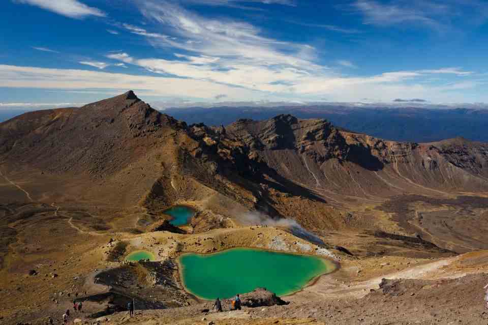 Landscape from another world in Tongariro National Park: On top of Red Crater.