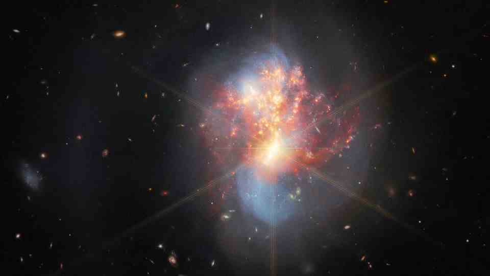 James WebbMerging Galaxies