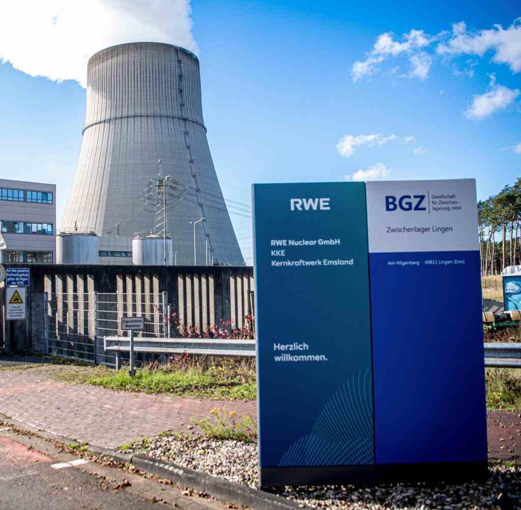 RWE's Emsland nuclear power plant