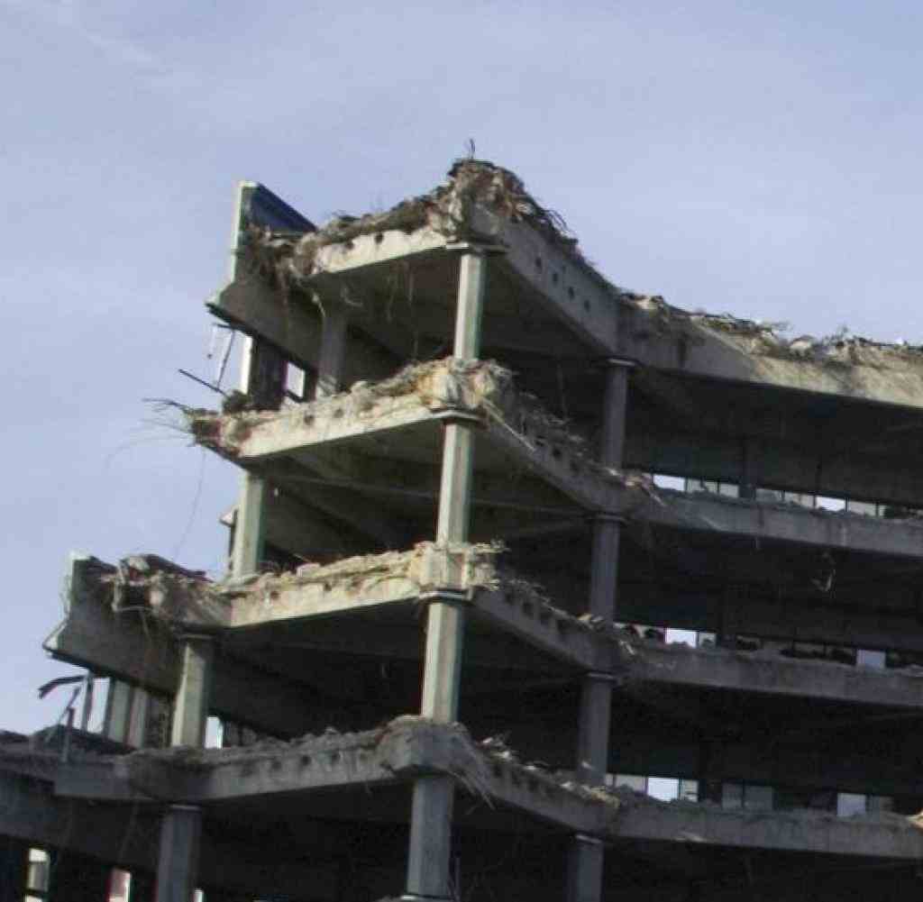 Symbol des Verfalls: das abrissreife Gebäude Westminster Nr. 1 in London steht seit 20 Jahren leer