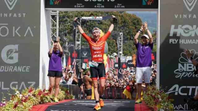 Ironman in Hawaii: Fast mother: American Chelsea Sodaro wins her Hawaii debut.