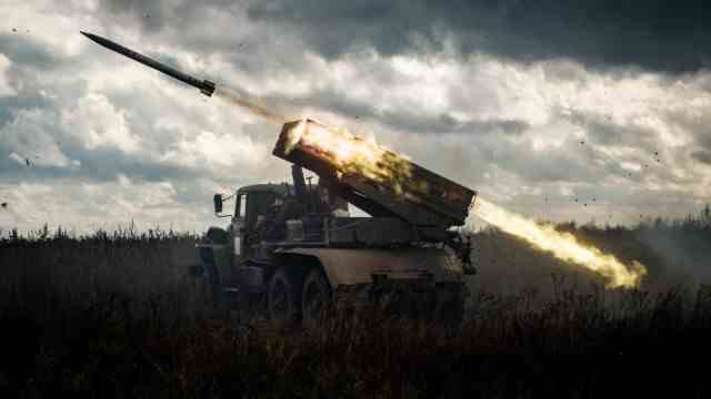 The Political Book: With missiles against the aggressors: Ukrainian position near Kharkiv in October 2022.