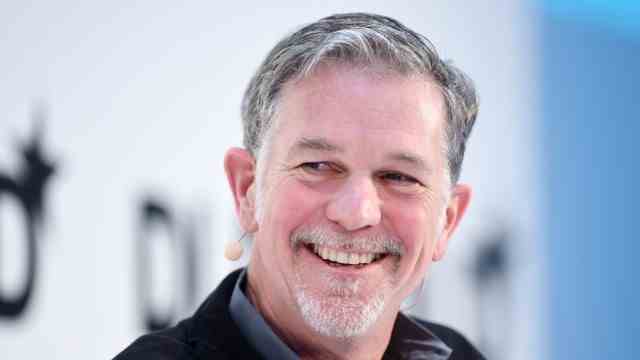Entertainment: Reed Hastings founded Netflix with a partner in 1997, back then as a DVD retailer.